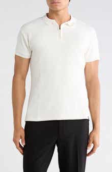 Textured Short Sleeve Polo