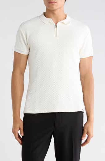Textured Short Sleeve Polo