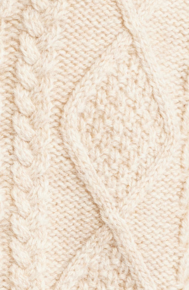 Pendleton Wool Fisherman Cardigan, Alternate, color, Driftwood