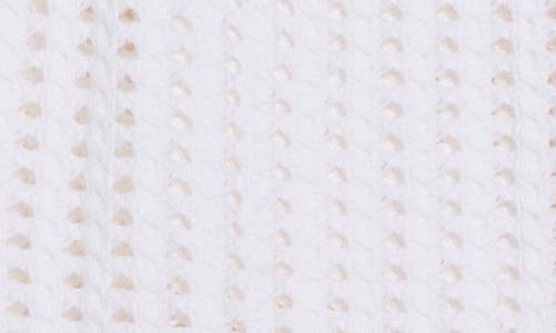 525 Lisa Pointelle Button Tank In White