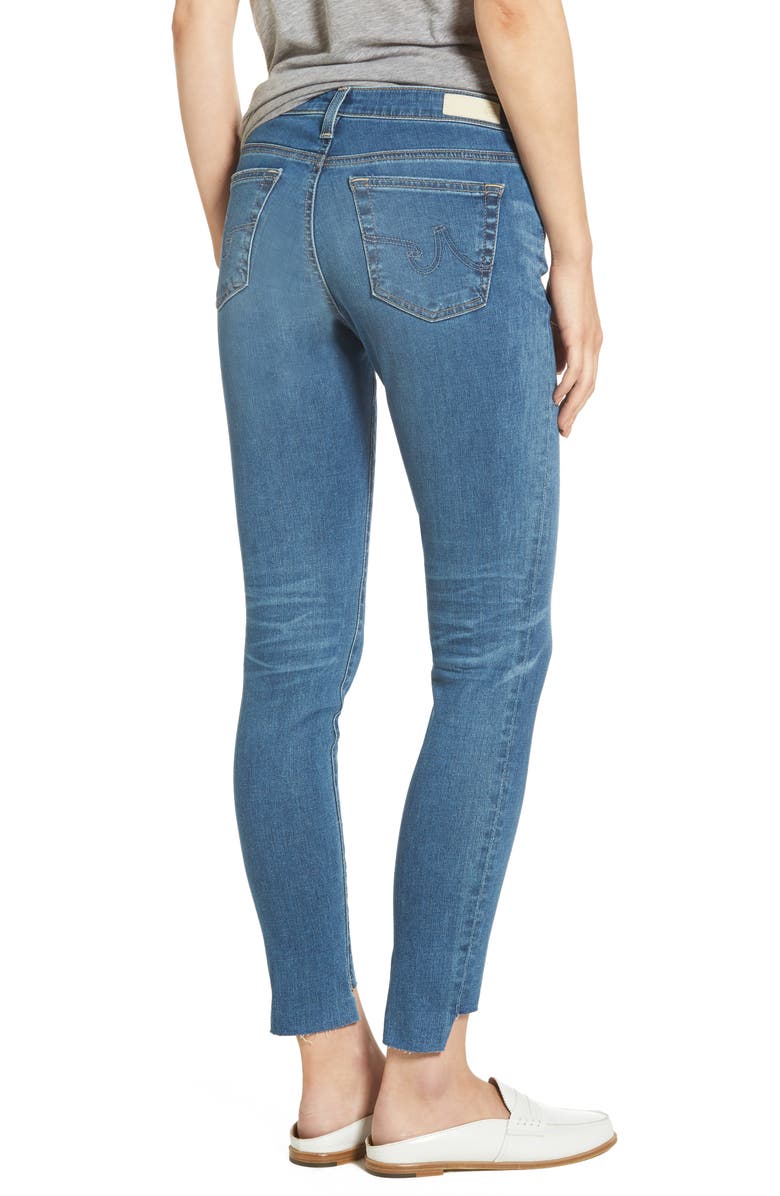 AG The Legging Step Hem Ankle Skinny Jeans, Alternate, color, 