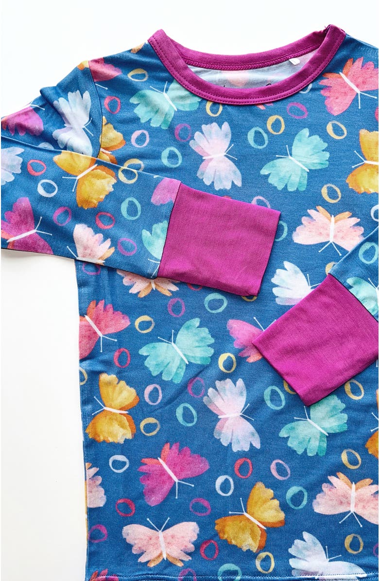 Laree + Co Boxy Kids Tee, Alternate, color, Butterflies