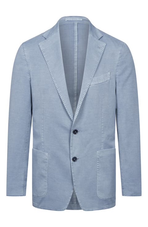 Washed Stretch Cotton & Silk Sport Coat