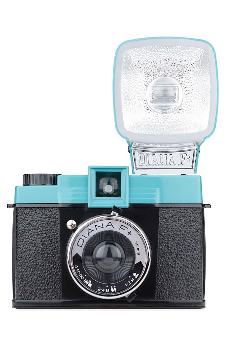 'Diana F+' Film Camera, Alternate, color, BLACK