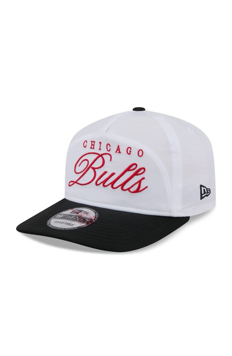 New Era Men's New Era White/Black Chicago Bulls 2025 NBA Draft On-Stage Nylon 19TWENTY Adjustable Hat, Alternate, color, White