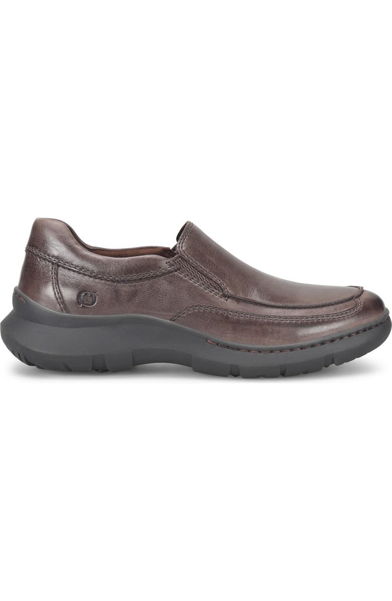 Børn Cambridge Slip-On Sneaker, Alternate, color, Dark Brown Leather