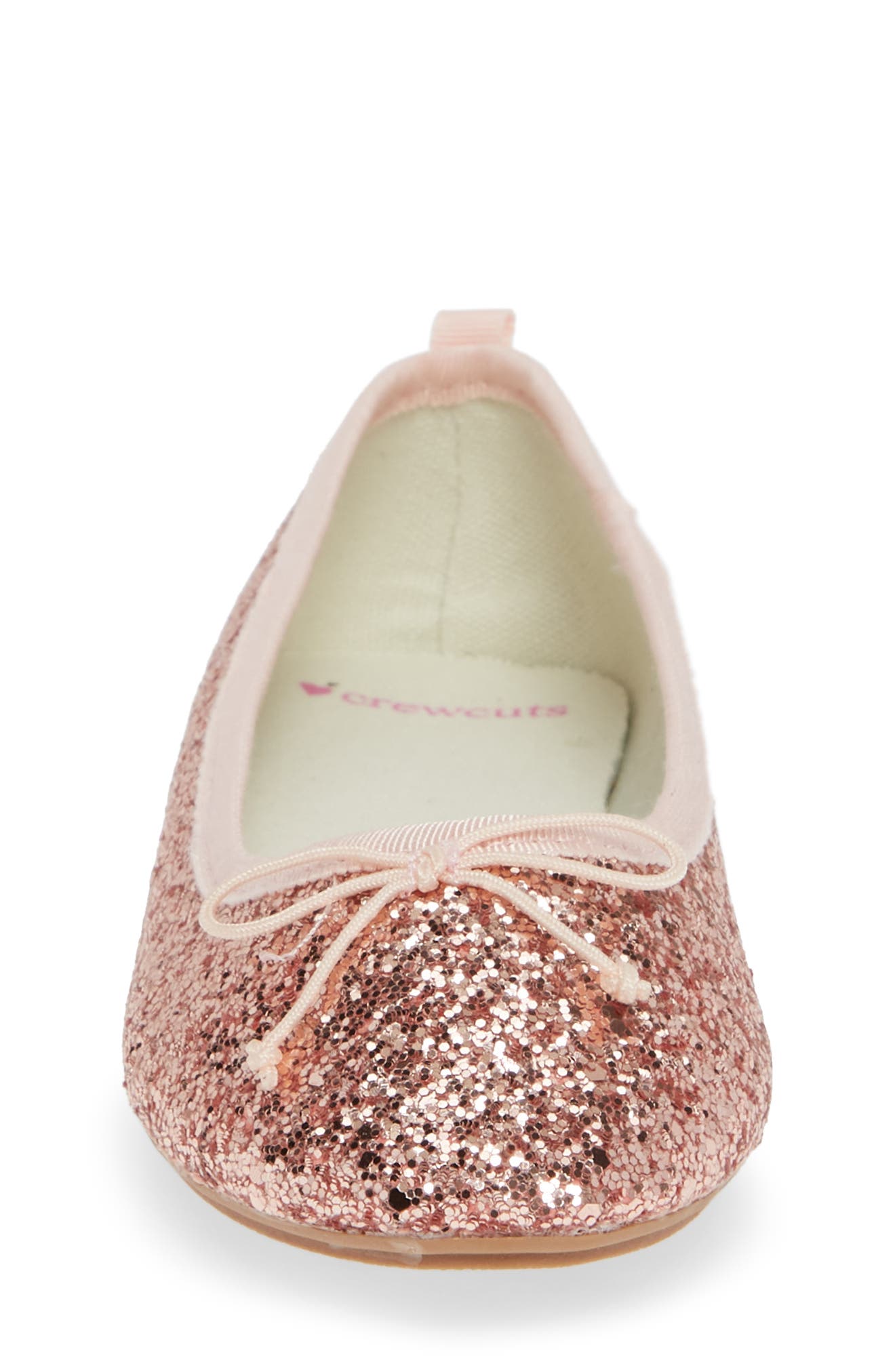 crewcuts by J.Crew Glitter Ballet Flat, Alternate, color, 