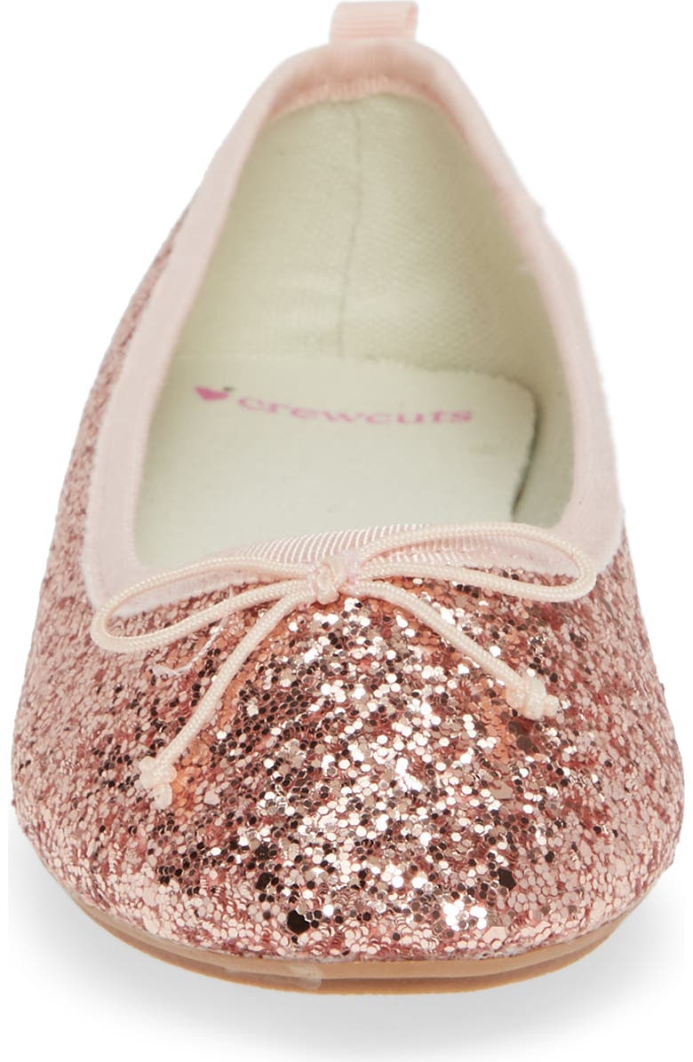 crewcuts by J.Crew Glitter Ballet Flat, Alternate, color,