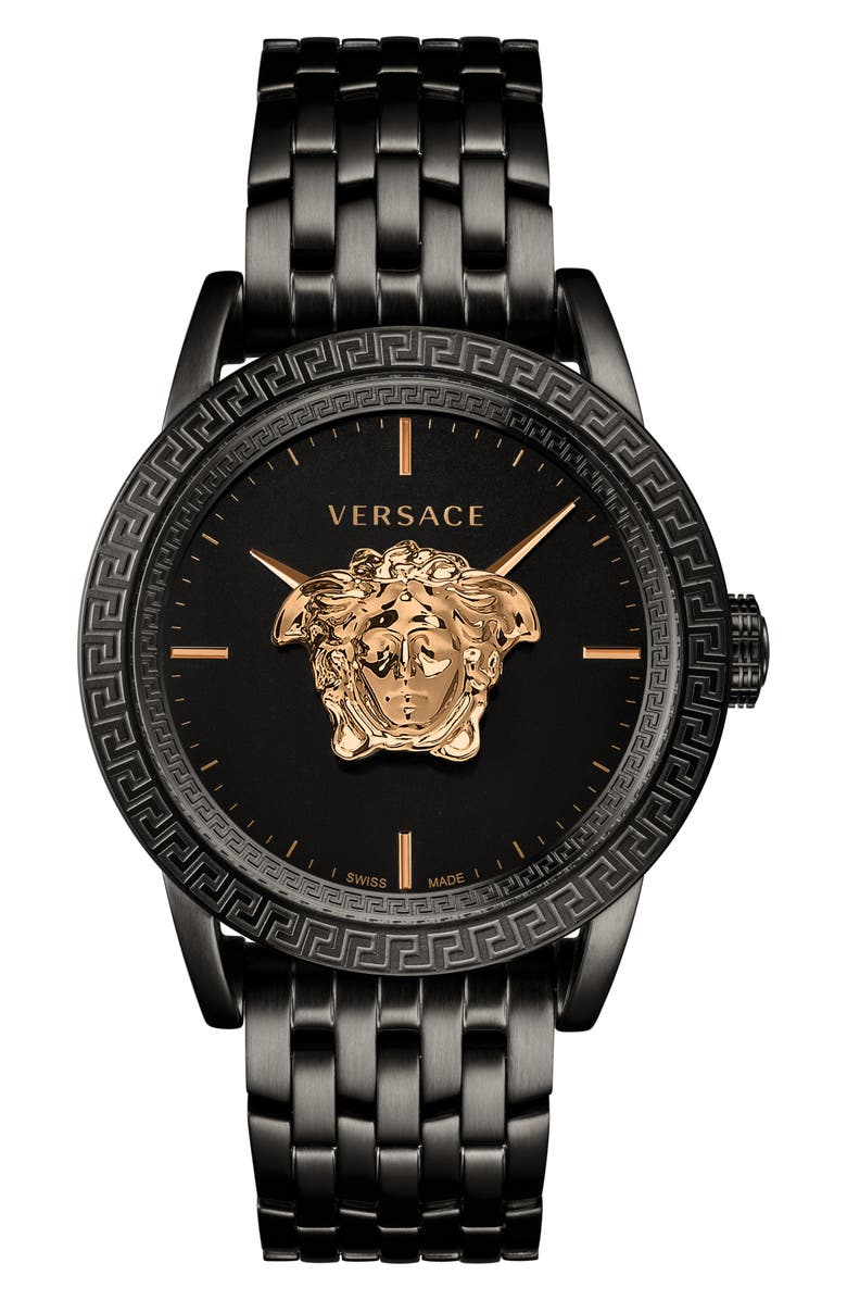 Versace Palazzo Empire Bracelet Watch, 43mm, Alternate, color,