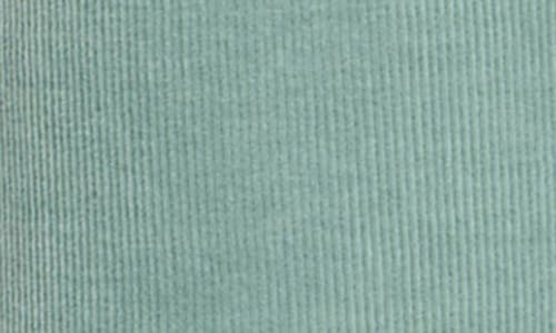 Faherty High Waist Ankle Flare Leg Corduroy Pants In Seaglass