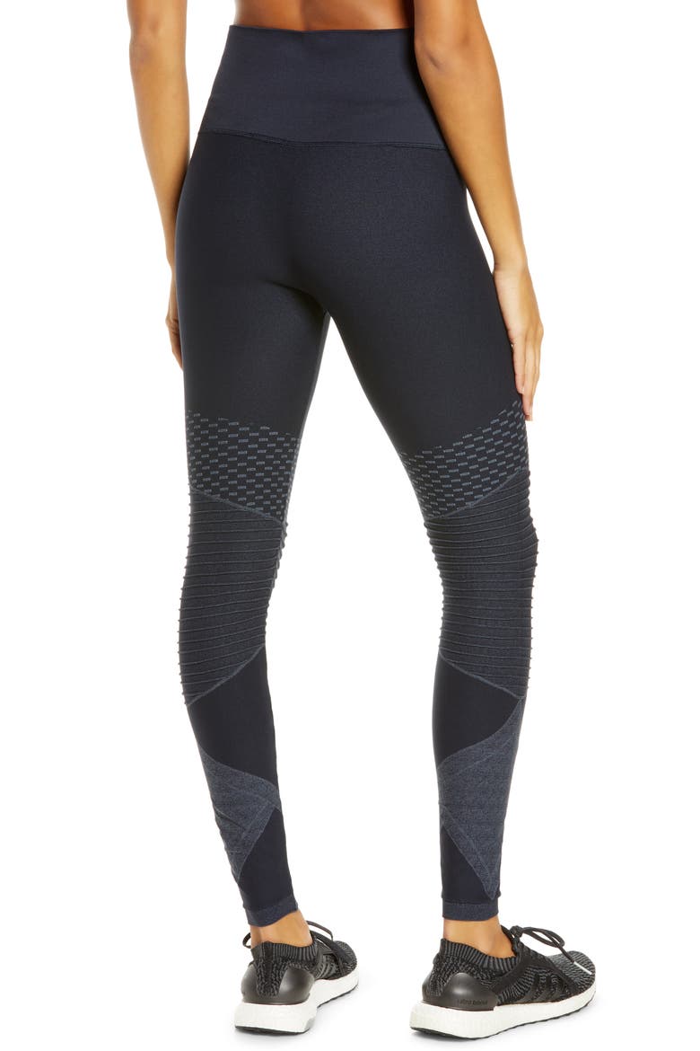 SPANX Look at Me Now Seamless Moto Leggings, Alternate, color, INDIGO SKY