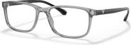 Emporio Armani 53mm Rectangle optical glasses