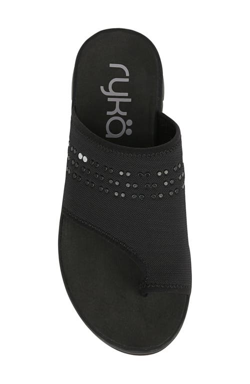 Shop Ryka Rykä Elegance Slide Sandal In Black