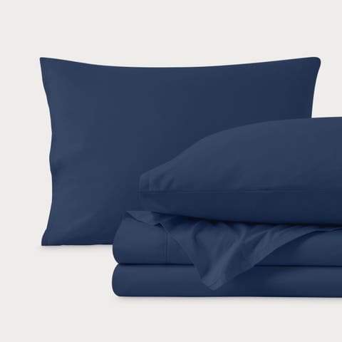 100% Organic Cotton Percale Cooling Sheet Set