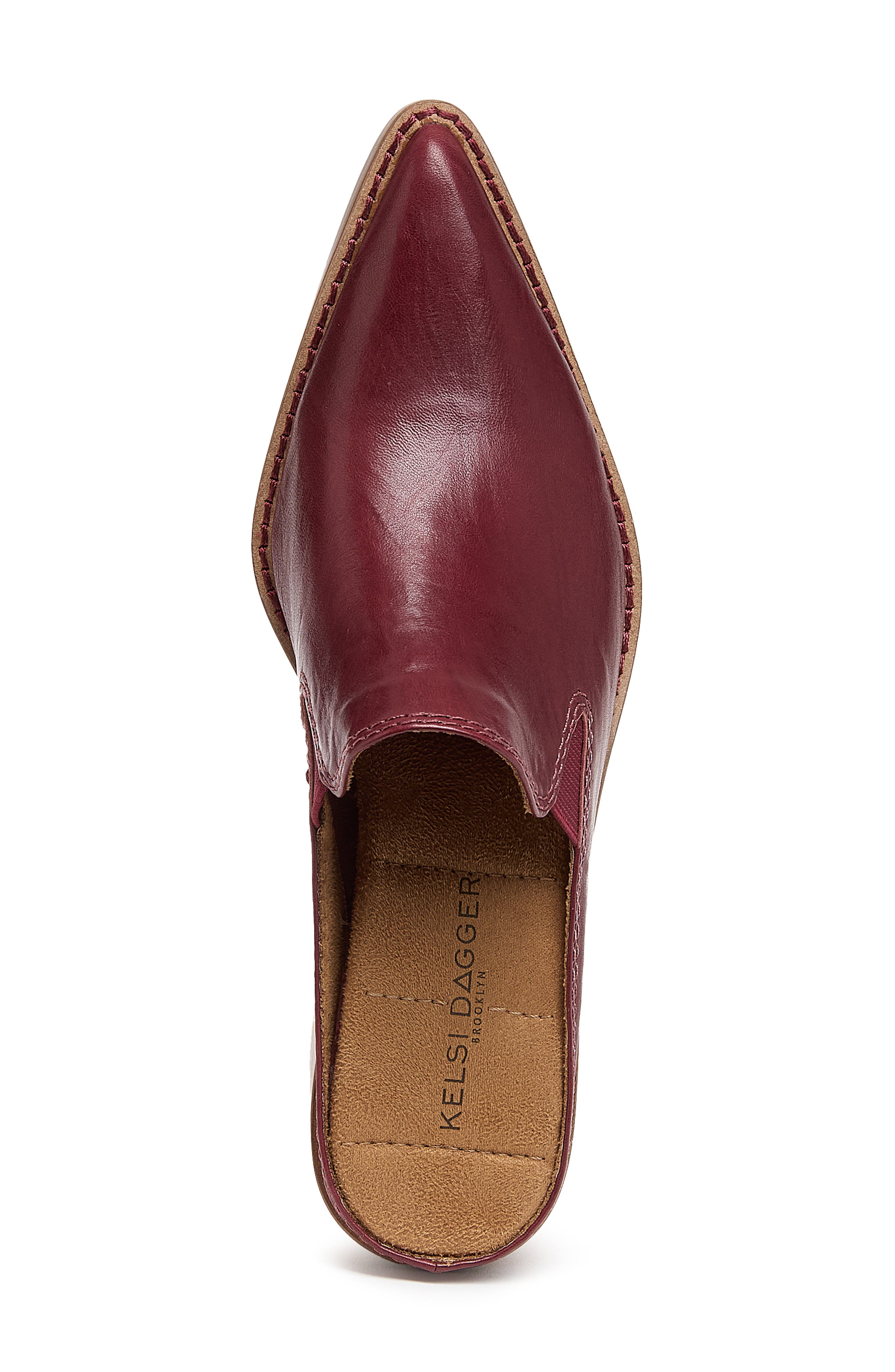 Mason Pointed Toe Loafer Mule, Alternate, color, MERLOT