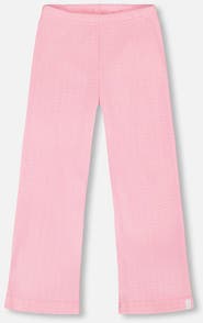 Deux par Deux Crinkle Jersey Flared Bottom Leggings