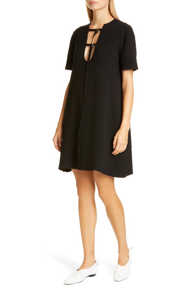 Proenza Schouler Tie Detail Jersey Dress, Main, color,