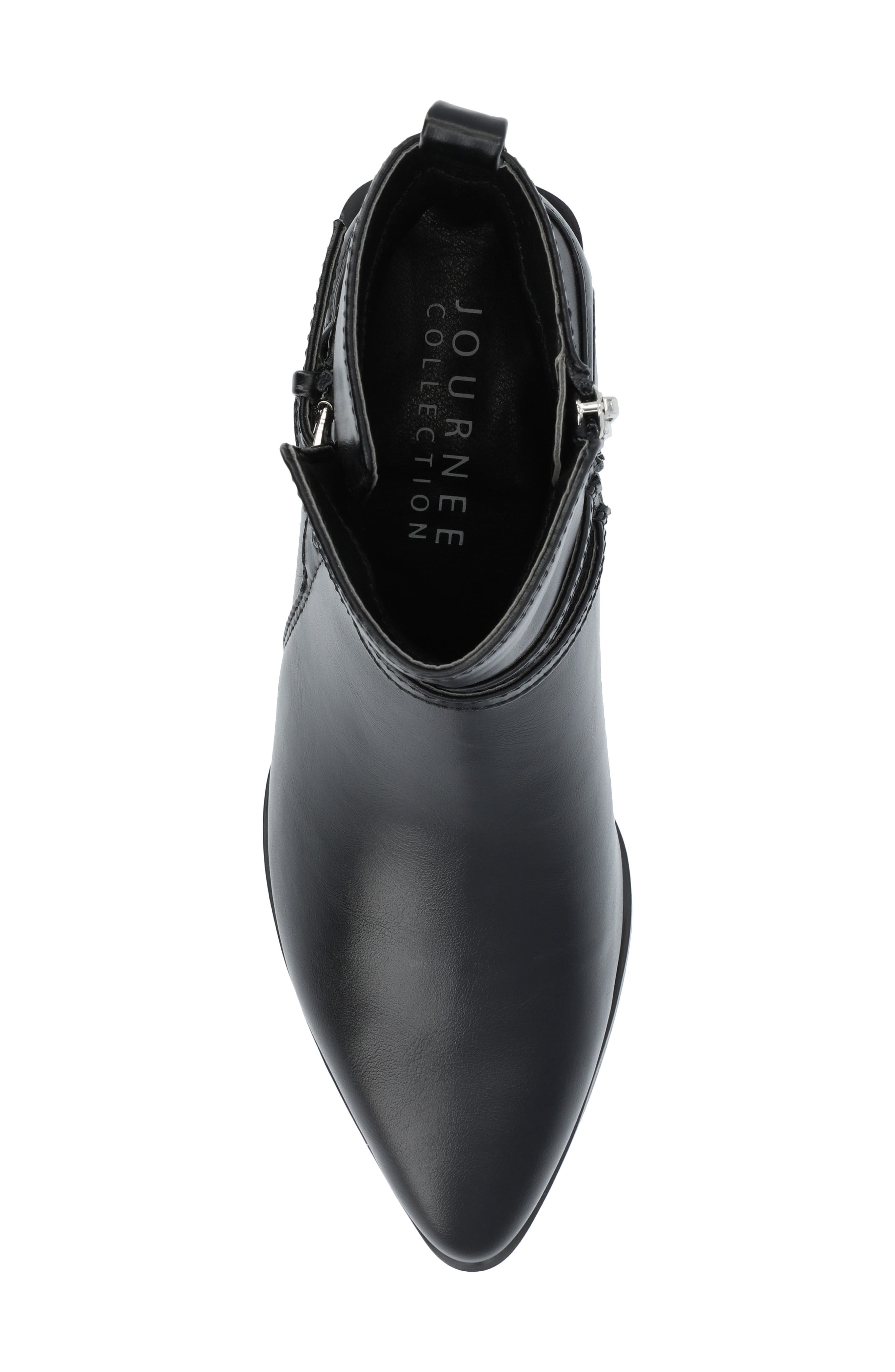 Journee Collection Estelle Bootie, Alternate, color, Black