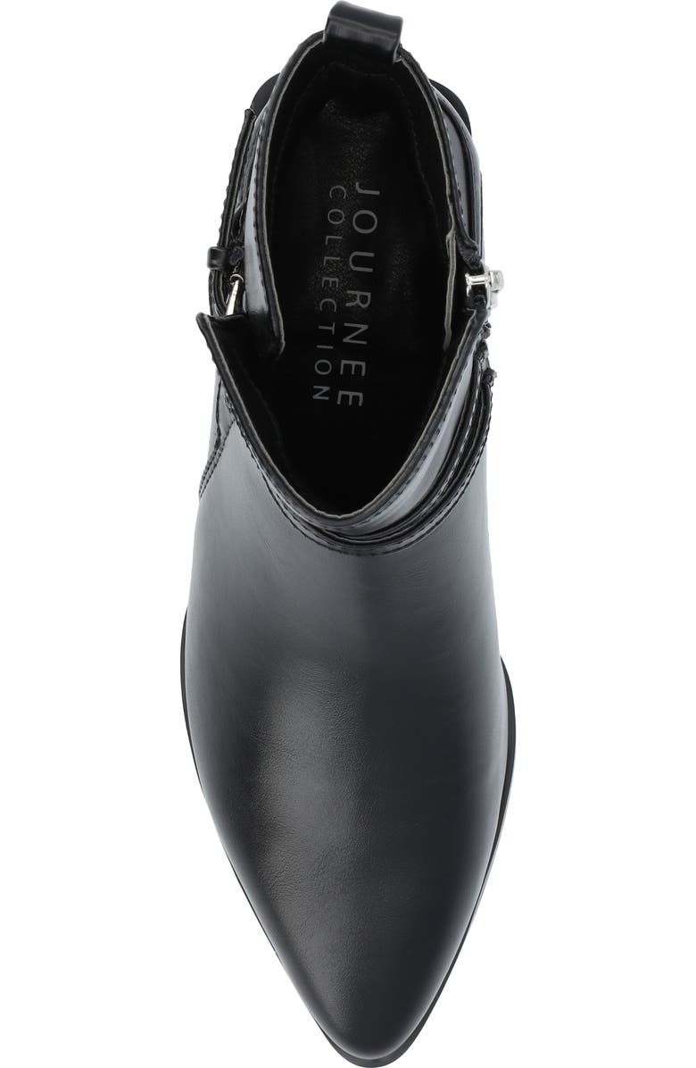 Journee Collection Estelle Bootie, Alternate, color, Black
