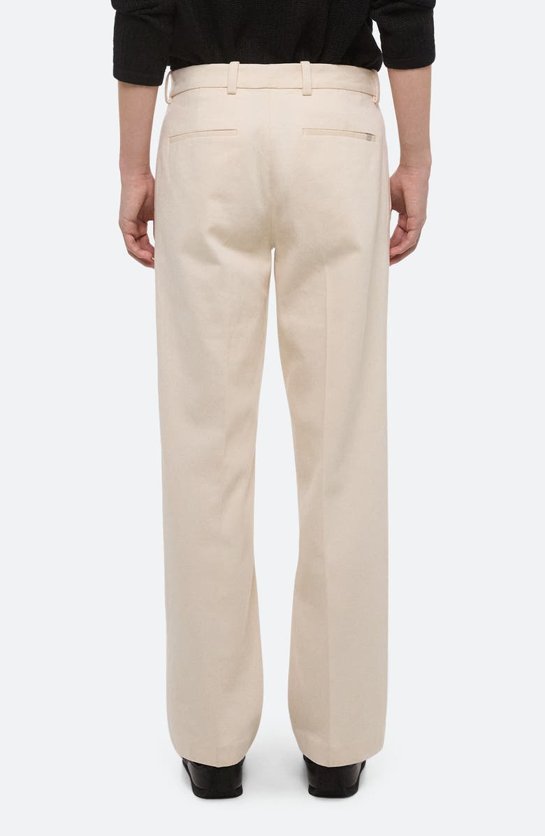 Helmut Lang Organic Cotton Straight Leg Pants, Alternate, color, Ecru - E0v