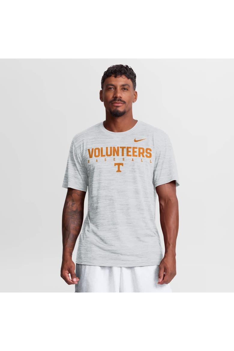 Men's Nike White Tennessee Volunteers Dugout Velocity Dri-FIT T-Shirt, Main, color, White