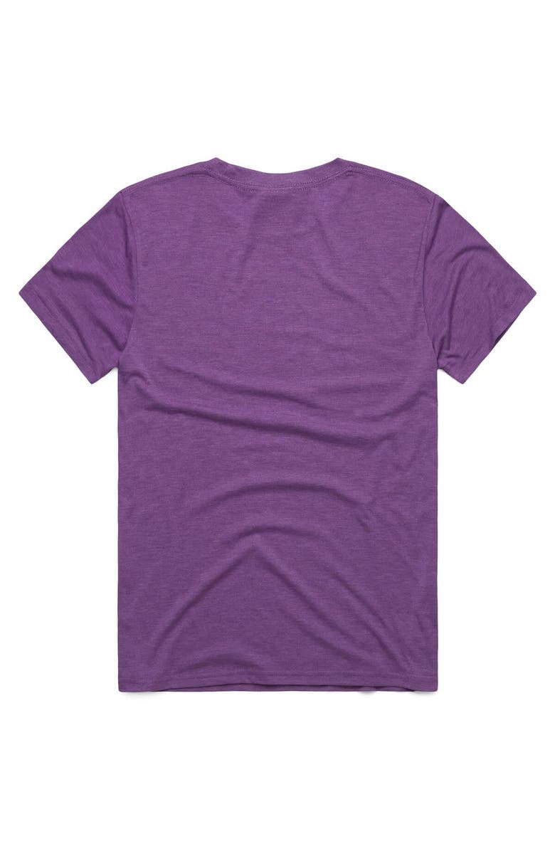 Homage Unisex Homage Devin Booker Purple Phoenix Suns 2024/25 City Edition Caricature Tri-Blend T-Shirt, Alternate, color, 