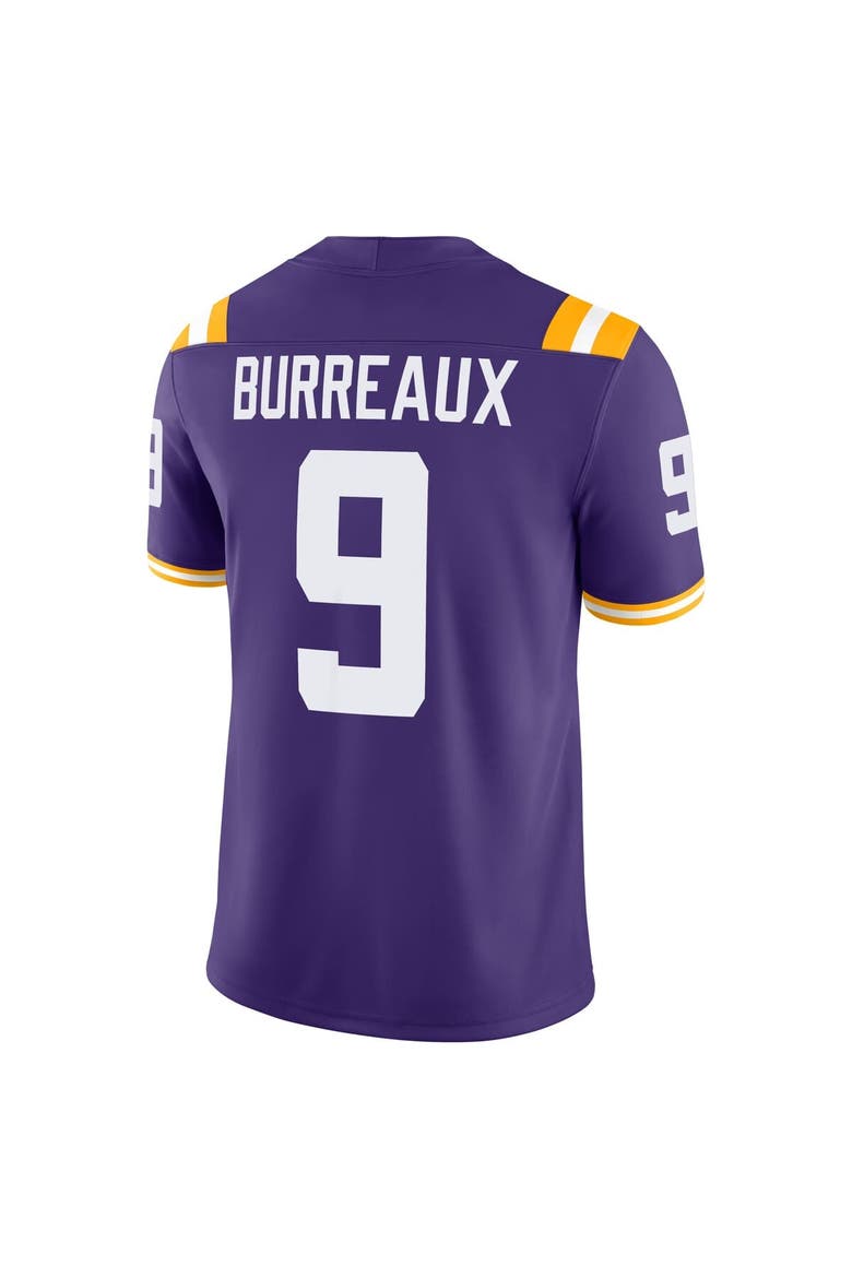 Men's Nike Joe Burrow Purple LSU Tigers "Burreaux" Nameplate Home Game Jersey, Alternate, color, Purple