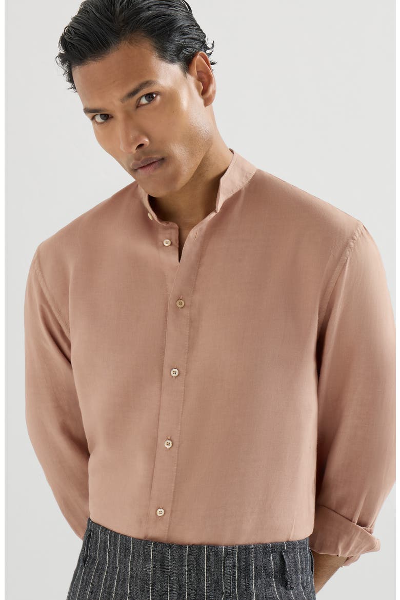 Pinpoint shirt, Alternate, color, Earth