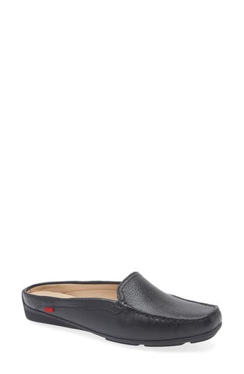 Marc Joseph New York Rose Ave Mule In Black Grainy