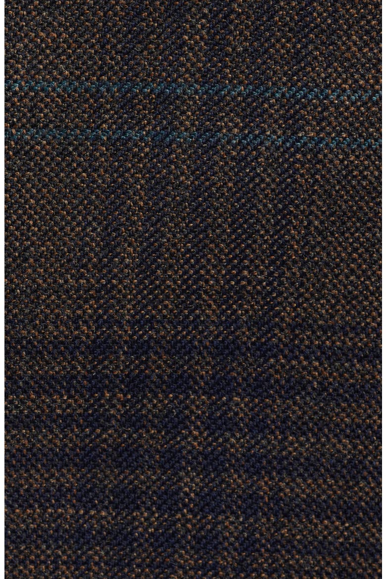 Flynn Classic Fit Brown Plaid Wool Sport Coat, Alternate, color, BROWN