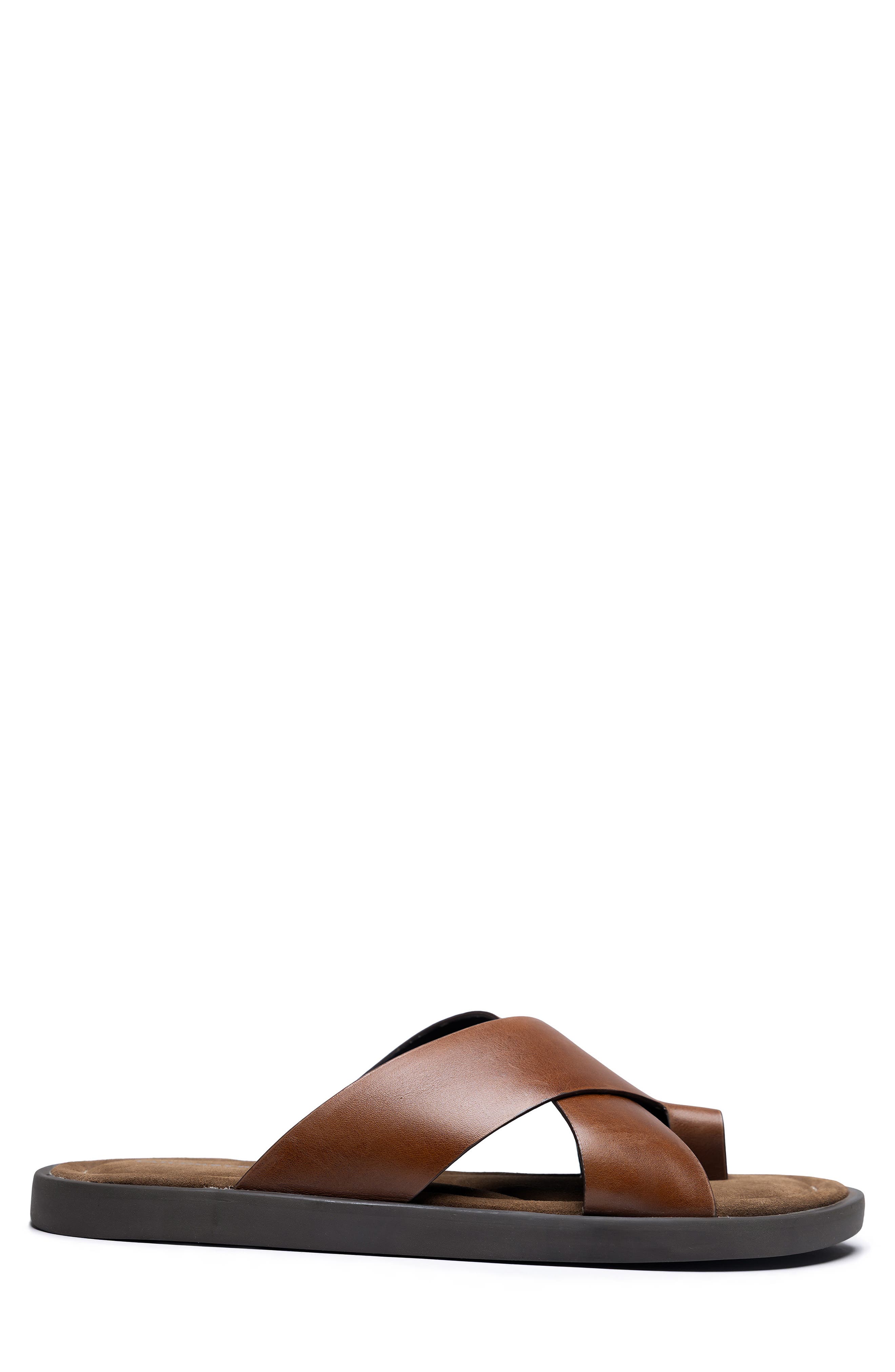 TailorByrd Hampton Leather Sandal, Alternate, color, Dark Brown