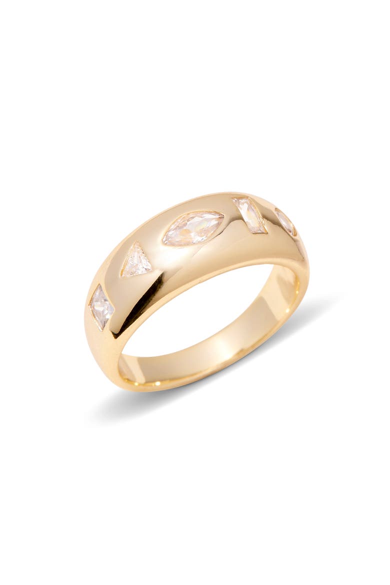 Carter Mosaic Dome Ring, Main, color, GOLD
