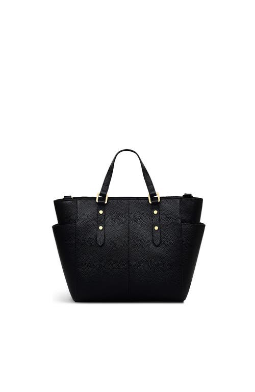 Radley Silk Street Medium Ziptop Satchel Bag In Black