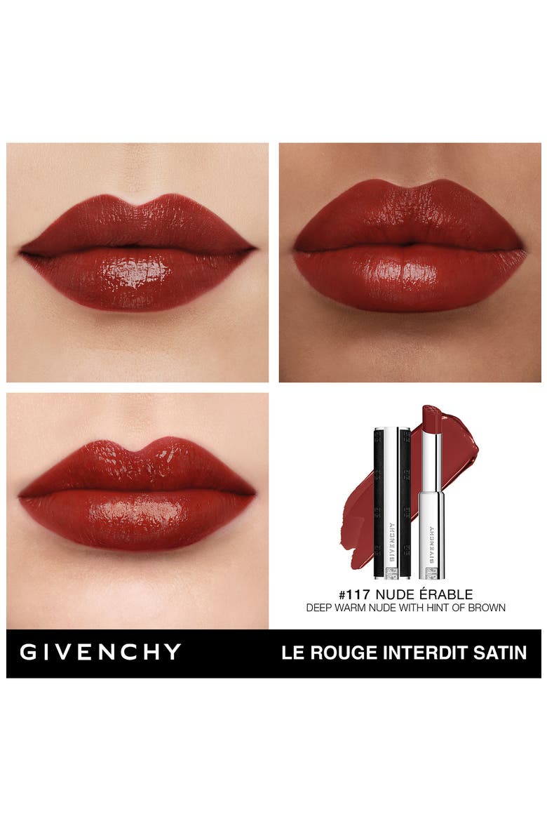 Le Rouge Interdit Satin Lipstick, Alternate, color, N117 NUDE ERABLE