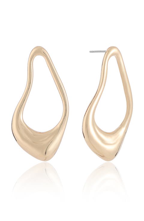 Open Teardrop Earrings