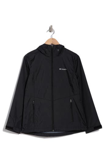 Columbia Sycamore Spring Ii Water Repellent Rain Jacket In Black