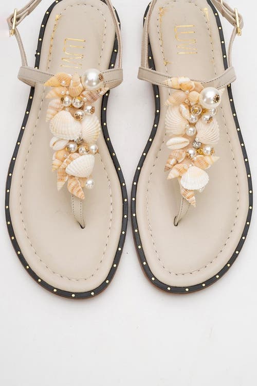 Forever & Always Shoes Joe Leather Thong Sandal