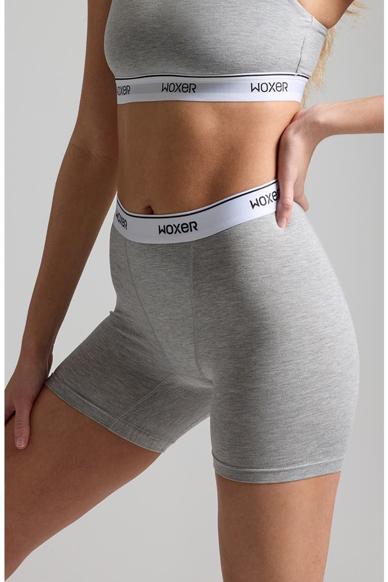 Baller High Rise Ultra-Soft 5-Inch Boxer Briefs, Alternate, color, HEATHER GREY