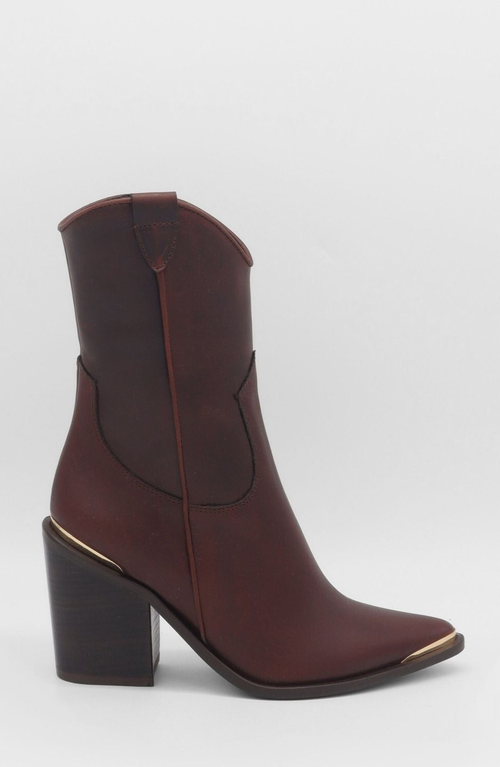 Stivali New York Western Cowboy Boots In Black