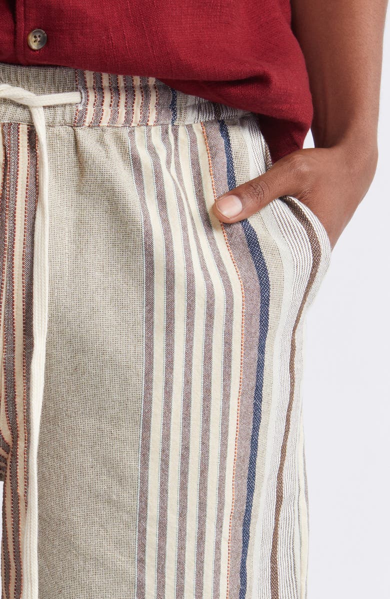 BDG Urban Outfitters Stripe Drawstring Waist Cotton Shorts, Alternate, color, 