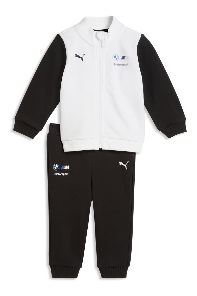 x BMW M Motorsport Kids' Fleece Zip Jacket & Joggers Set, Main, color, PUMA BLACK