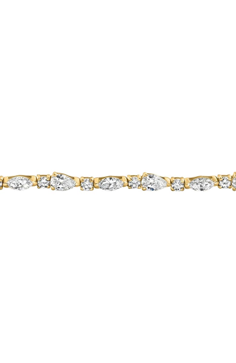 Bliss Diamond 4.10Ct Diamond Angie Tennis Bracelet 14k Gold Lab Grown, Alternate, color, 
