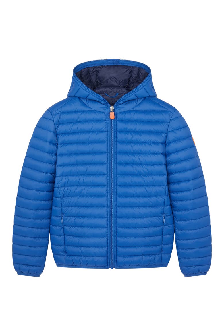 Kids' Dony Hooded Puffer Jacket, Main, color, SNORKEL BLUE