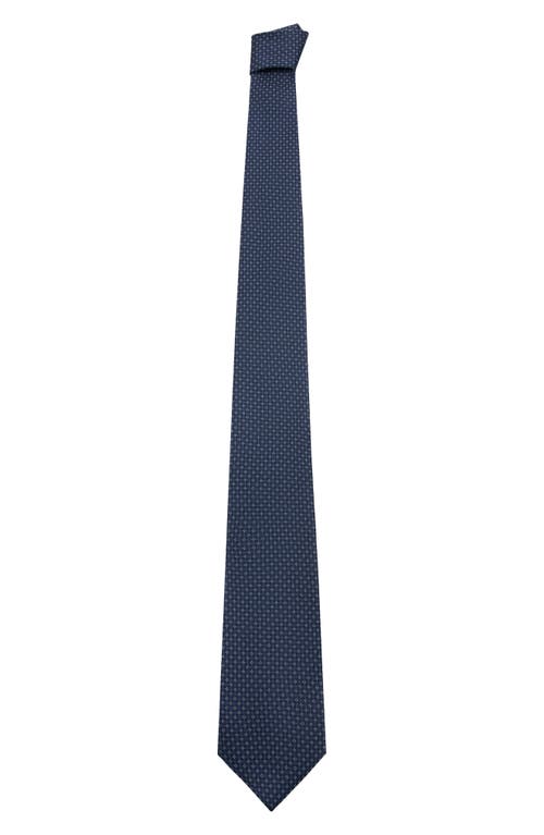 Mango Silk Blend Tie In Gray