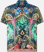 Camilla Short Sleeve Camp Collared Shirt