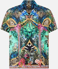 Camilla Short Sleeve Camp Collared Shirt