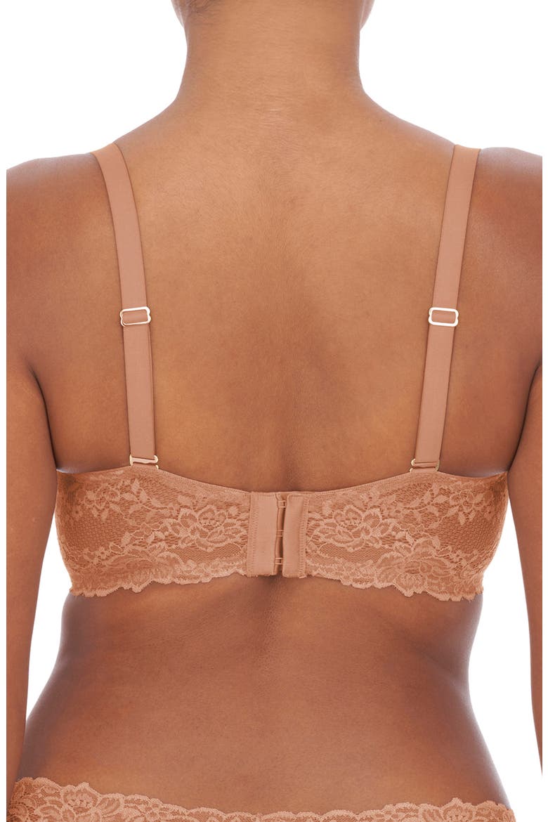 Heavenly Lace Convertible Balconette Bra, Alternate, color, GLOW