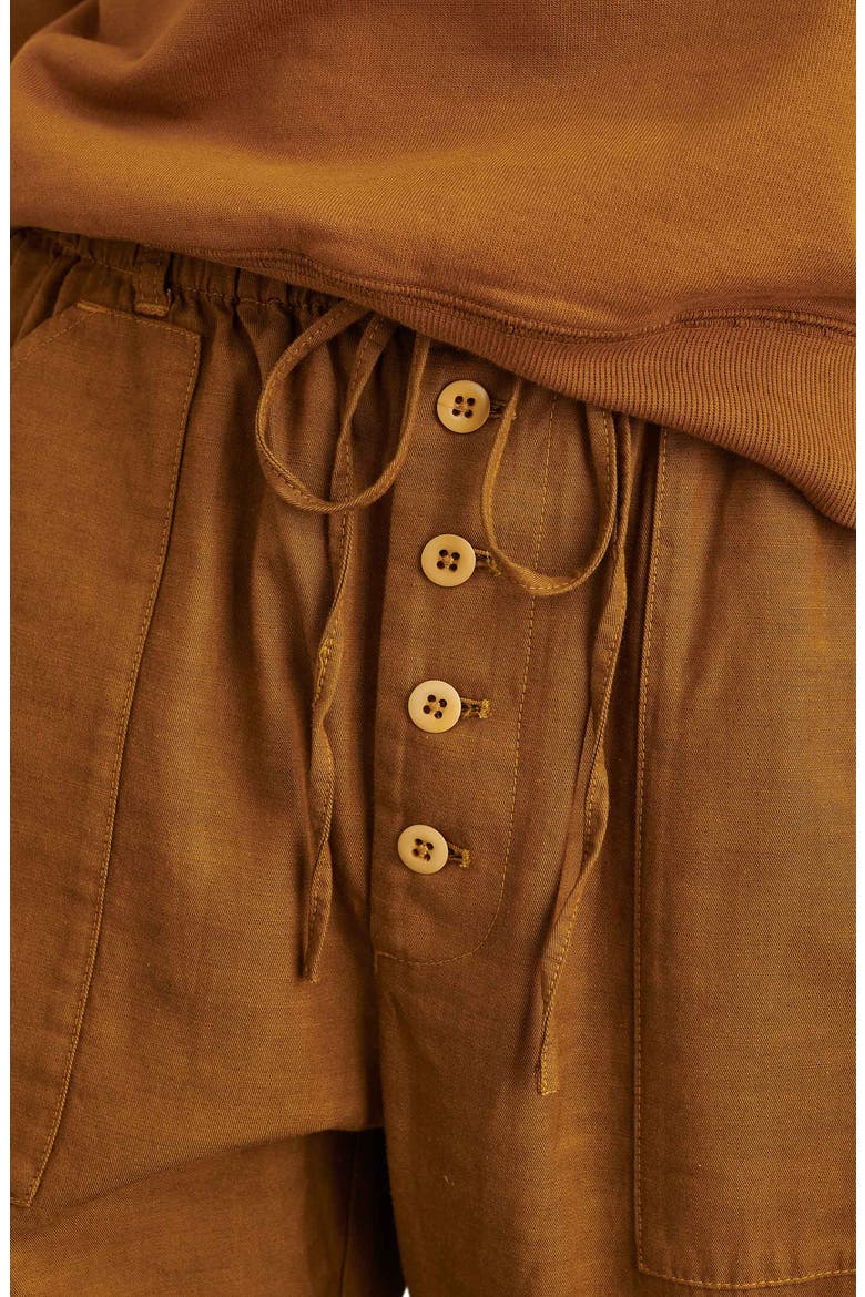 Ambrose Drawstring Pants, Alternate, color, GOLDEN KHAKI