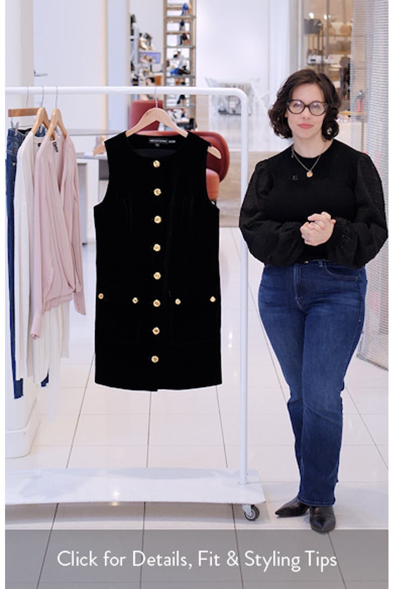 Sleeveless Velvet Minidress video