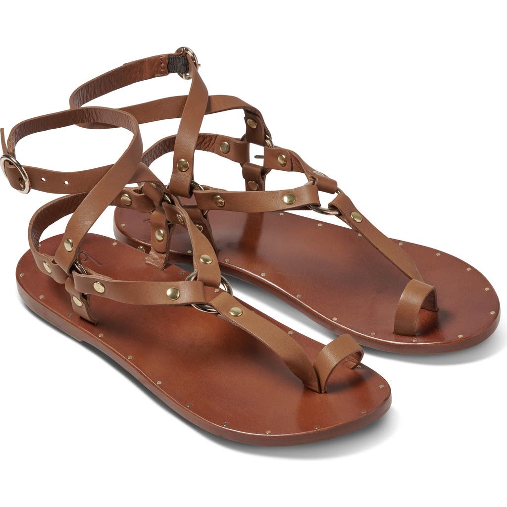Beek Lark Toe Loop Sandal In Brown
